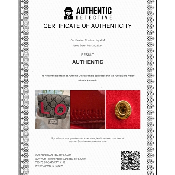 Gucci GG Supreme Love Wallet - Picture 9 of 11